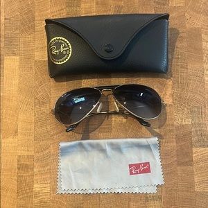 Ray-Ban Shooter Aviator Sunglasses with Case